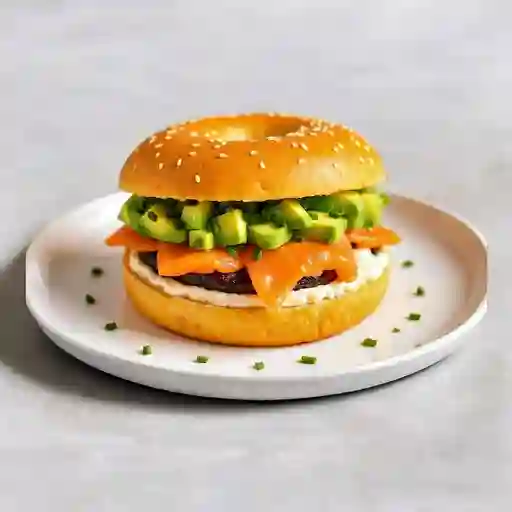 Sushi Burger De Salmon