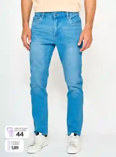 Jeans Hombre Robert Lewis Slim Talla 48