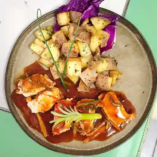 Camarones al estilo tunki pe