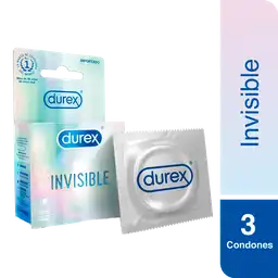 Durex Preservativos - Condones Invisible 3 unidades