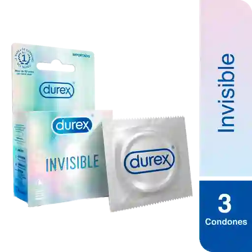 Durex Preservativos - Condones Invisible 3 unidades