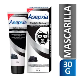 Asepxia Mascarilla Purificante Carbón Detox para Piel Mixta