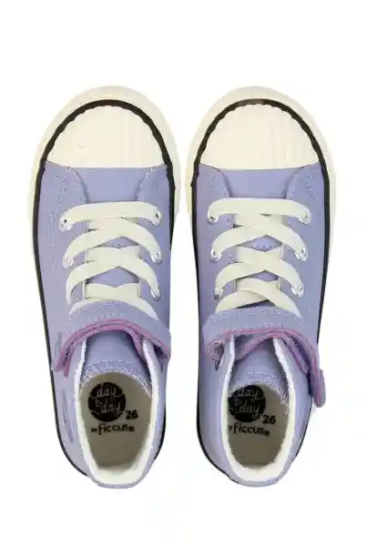 Zapatillas Day To Day Caña Velcro Niña Lavanda 32 942 Ficcus