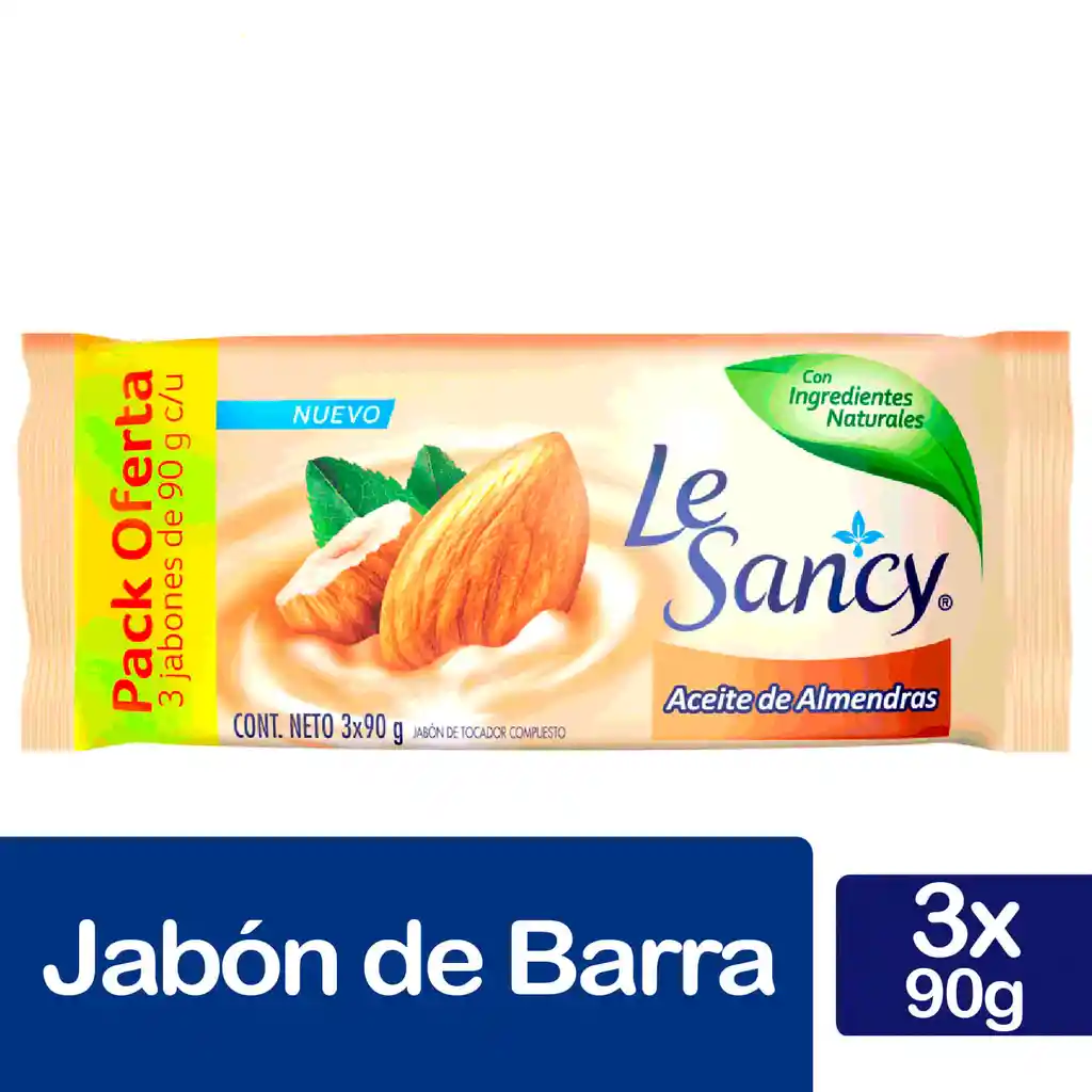 Le Sancy Jabón en Barra Aceite de Almendras