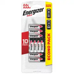 Energizer Pack Aax8 + Aaax4