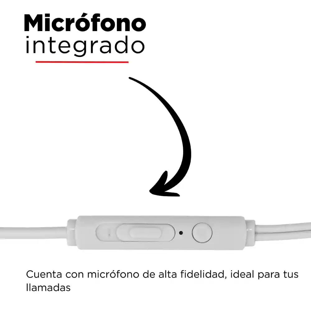 Miniso Audífonos De Cable Alta Fidelidad Gris 12m