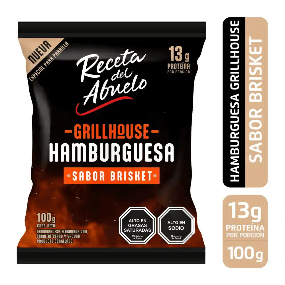 Receta Del Abuelo Hamburguesa Grill House Brisket