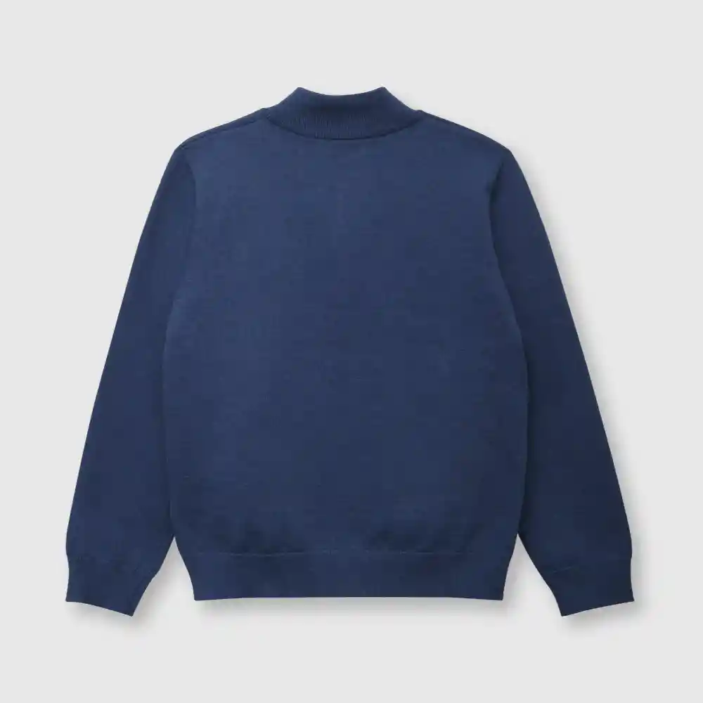 Suéter Clásico De Niño Azul Talla 2 Años
