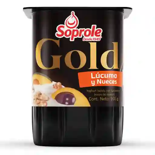 2 x Yogurt Gold Lucuma Nuez Soprole 165 g