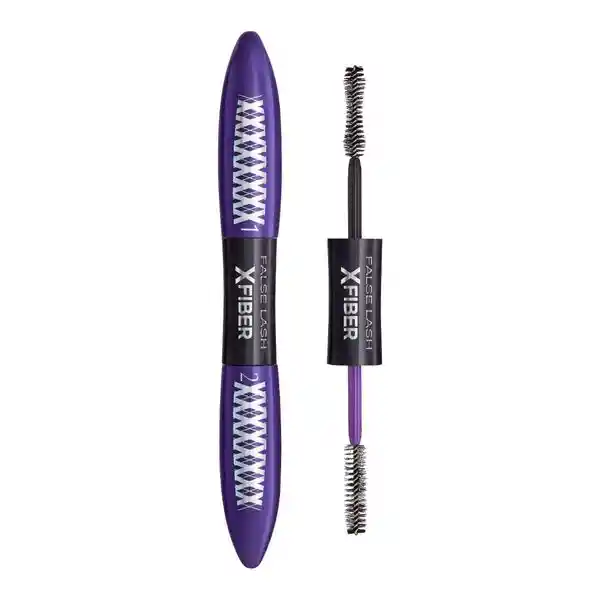 Loreal Paris  Mascara de Pestañas Xfiber Black Wsh 71 Ml