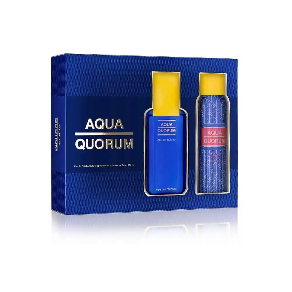 Quorum Aqua Set Edt Perfume Hombre