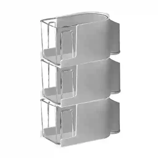 Caja Condimentos Cocina 3 Compartimientos Pared