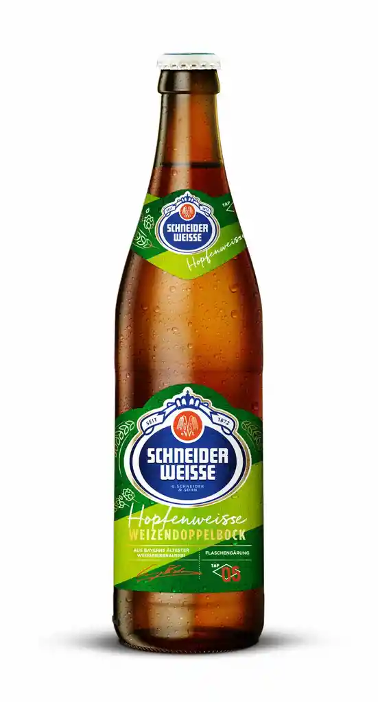 Schneider Weisse TAP5 Hopfenweisse botella