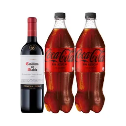 Combo Casillero Del Diablo Vino Tinto Cabernet Sauvignon 750 mL