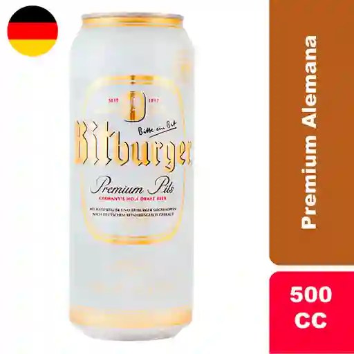 Bitburger Cerveza Premium Pils 4.8