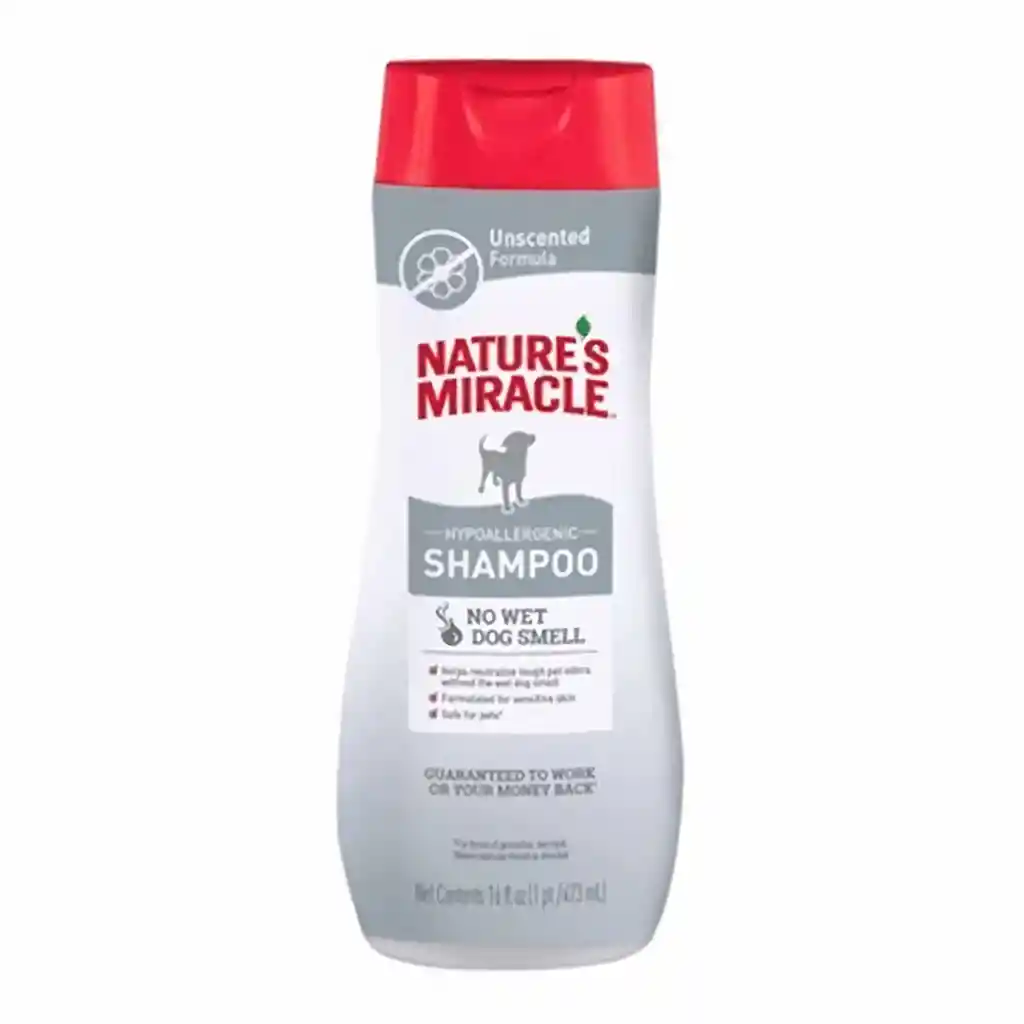 Nature's Miracle Shampoo Hypoallergenic Odor Control Unscented