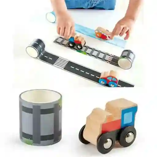 Hape Juguete Tape & Roll Train - E0462