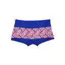 Short Tipo Bóxer Para Hombres Estampado Rosado Talla L Samia