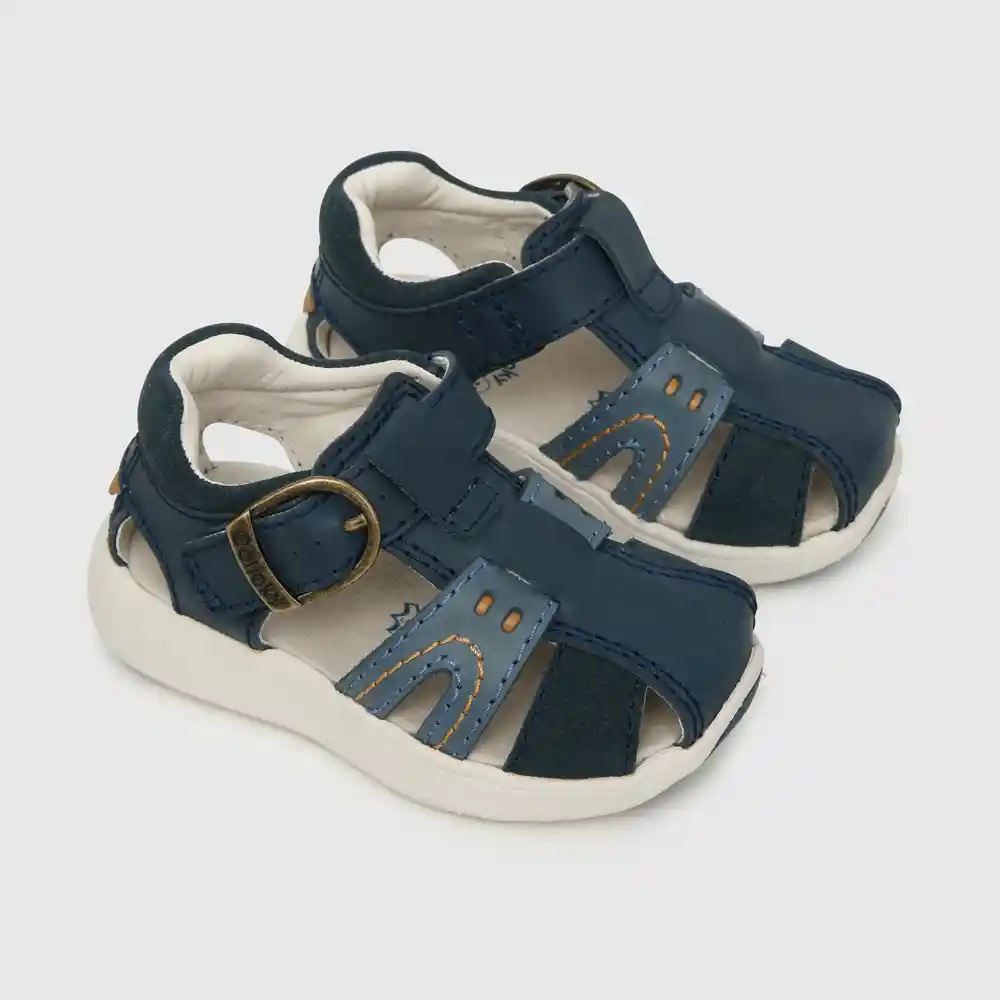Sandalias Franciscana Para Niño Azul Talla 26