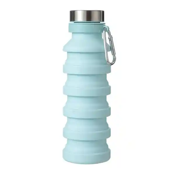 Miniso Vaso de Silicona Plegable Azul