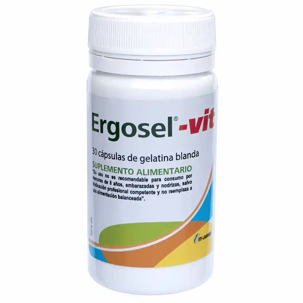 Ergosel-Vit Suplemento Alimentario Infantil en Cápsulas de Gelatina Blanda
