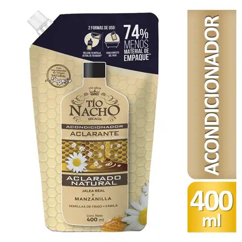 Tio Nacho Doypack Acondicionador Aclarante