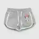 Short Minnie De Bebé Niña Gris Talla 18/24m