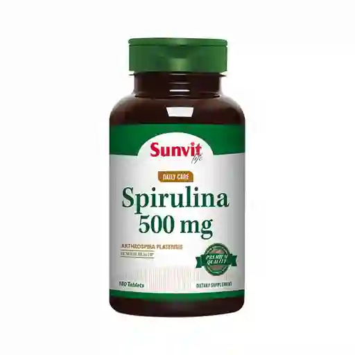 Spirulina Sunvitlife Suplemento Dietario (500 Mg)