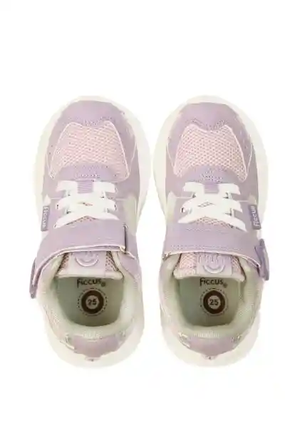 Zapatillas Sport Velcro Andante Niña Lila 28 858 Ficcus