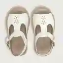 Sandalias Flores De Niña Blanca Talla 24