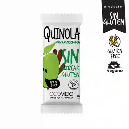 Ecovida Quinola Barra de Manzana sin Azúcar y Gluten