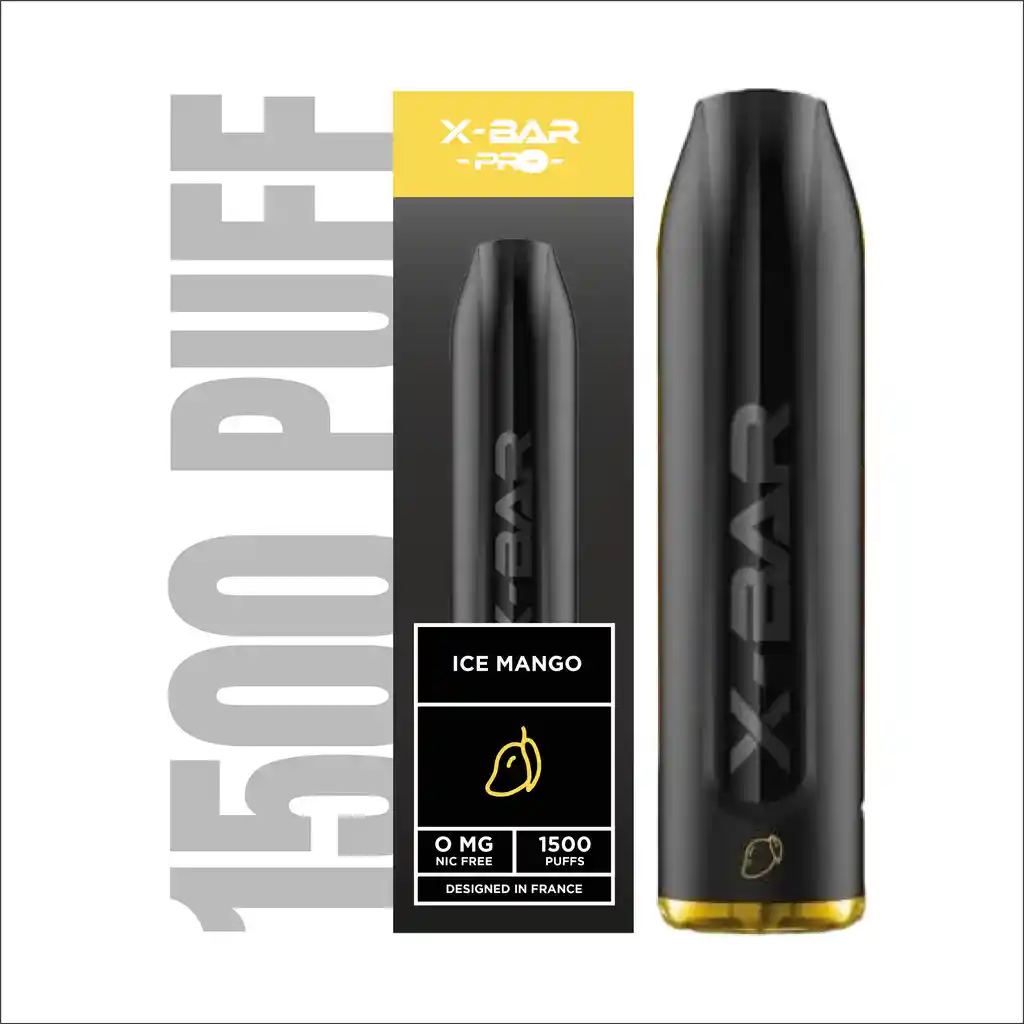 X-Bar Vaporizador Ice Mango 1500 Puff