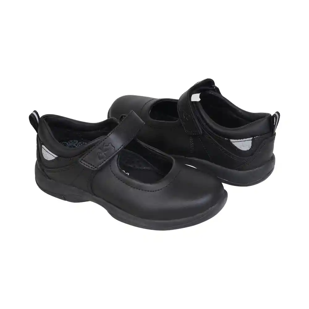 Zapatos Reina Escolar Junior 2 Para Niña Negra Talla 33
