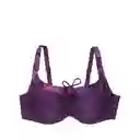 Bikini Copa C-D Blanda Estampado Morado Talla 52 Samia