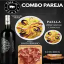 Paella 2 Personas Con Vino Merlot