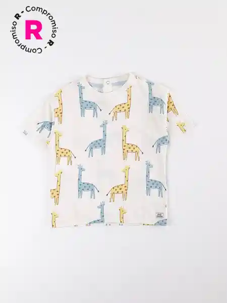 Baby Harvest Polera Manga Corta Maxi es Ecru 3x V26