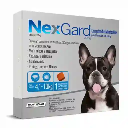 Nexgard Antiparasitario Quita Pulgas 4-10 Kg