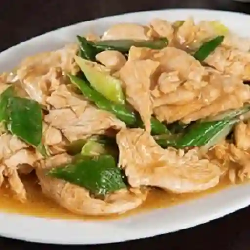 Pollo mongoliano con arroz