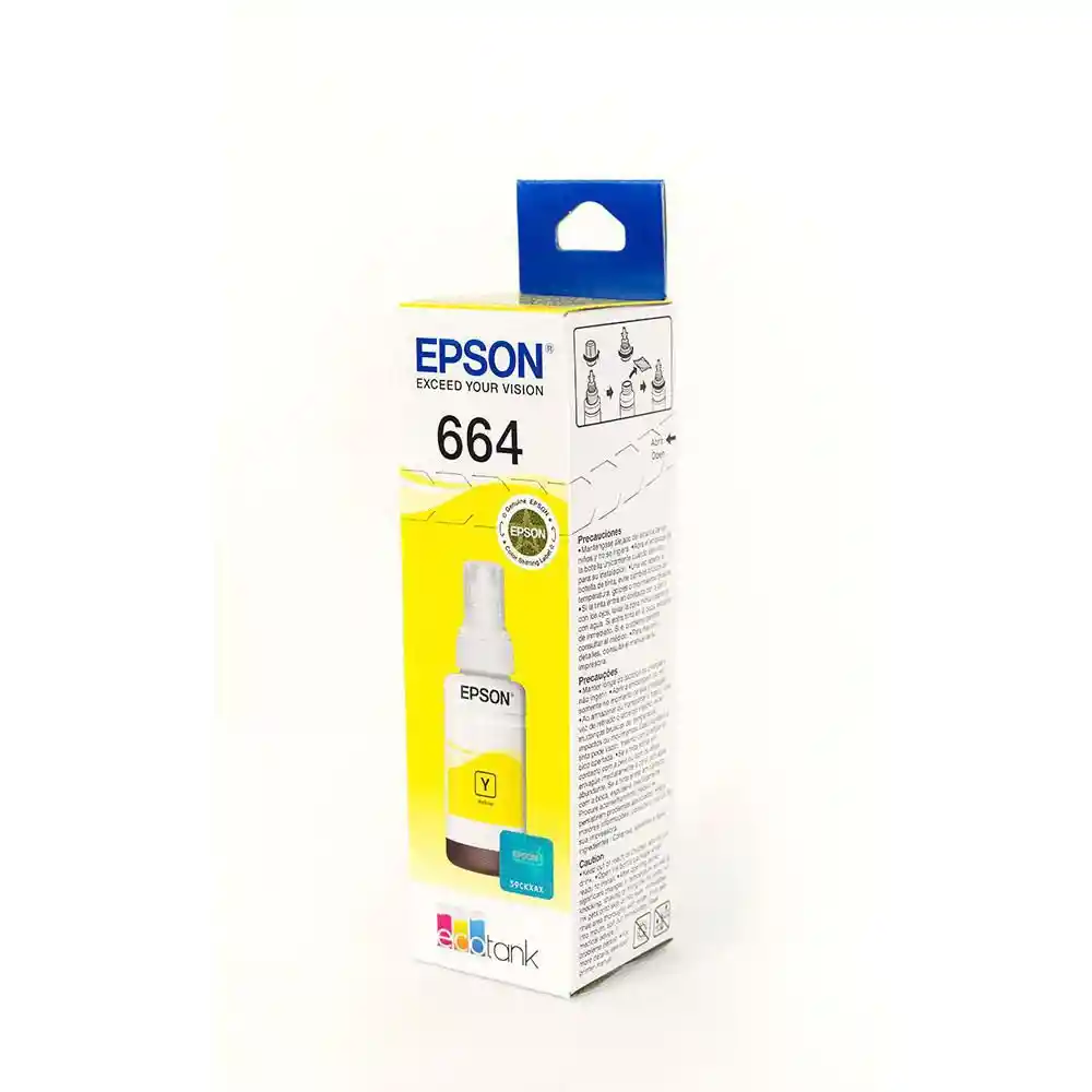 Epson Botella De Tinta 664 Amarilla