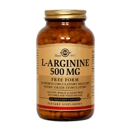  SOLGAR Suplemento Dietario Larginine Arginina (500 Mg) 