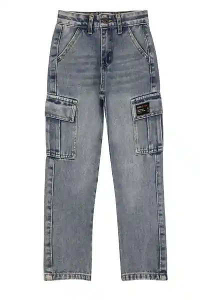 Jean Cargo Essence jr Niño Azul Talla 12 - 363