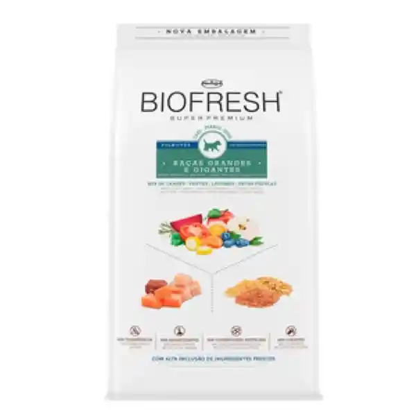 Biofresh Alimento Natural Seco Cachorro de Raza Grande y Gigante