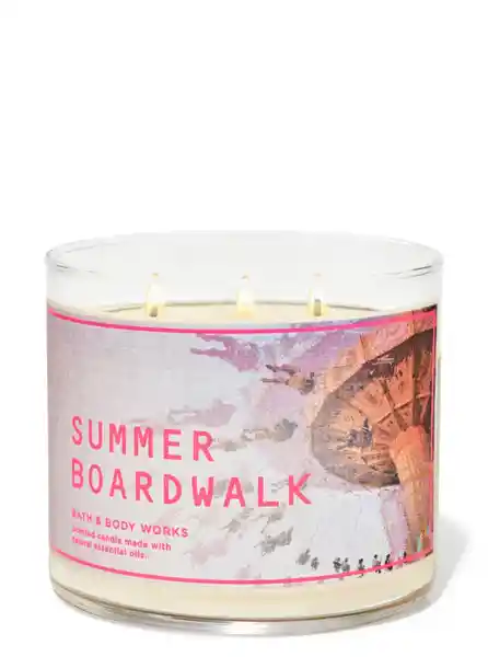 Bath & Body Vela Grande Summer Boardwalk