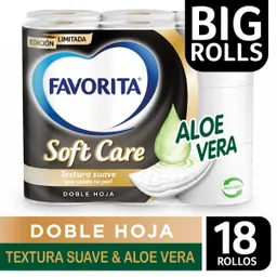 Favorita Papel Higiénico Soft Care Doble Hoja