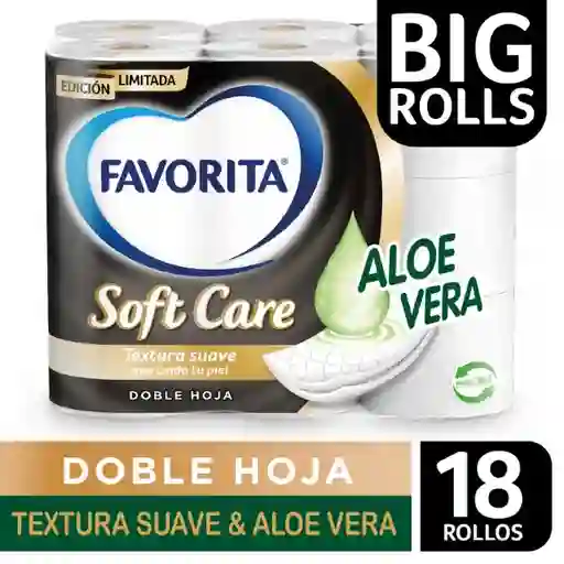 Favorita Papel Higiénico Soft Care Doble Hoja