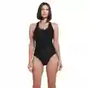 Traje de Baño Deportivo Busto Grande Negro Talla M Samia