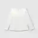 Polera Flores Bebé Niña Off White Talla 36M Colloky