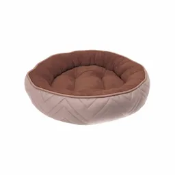 Dogit Cama Para Perro Dreamwell Redonda Woof Beige/Café