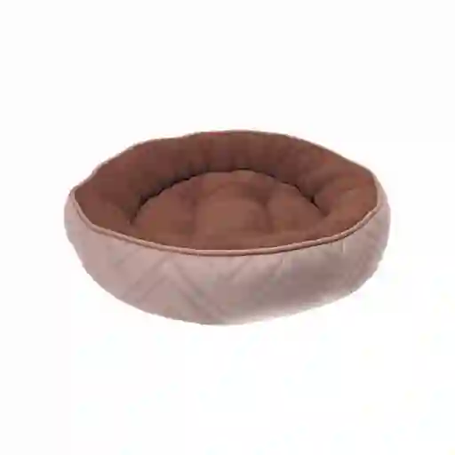 Dogit Cama Para Perro Dreamwell Redonda Woof Beige/Café