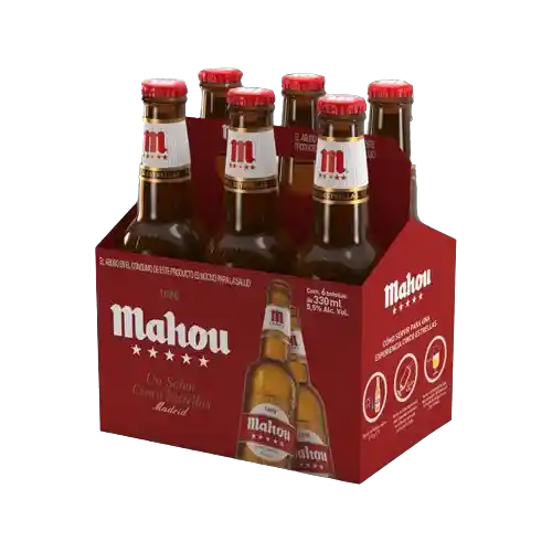 Mahou Pack Cerveza 5 Estrellas Pale Lager 5.5